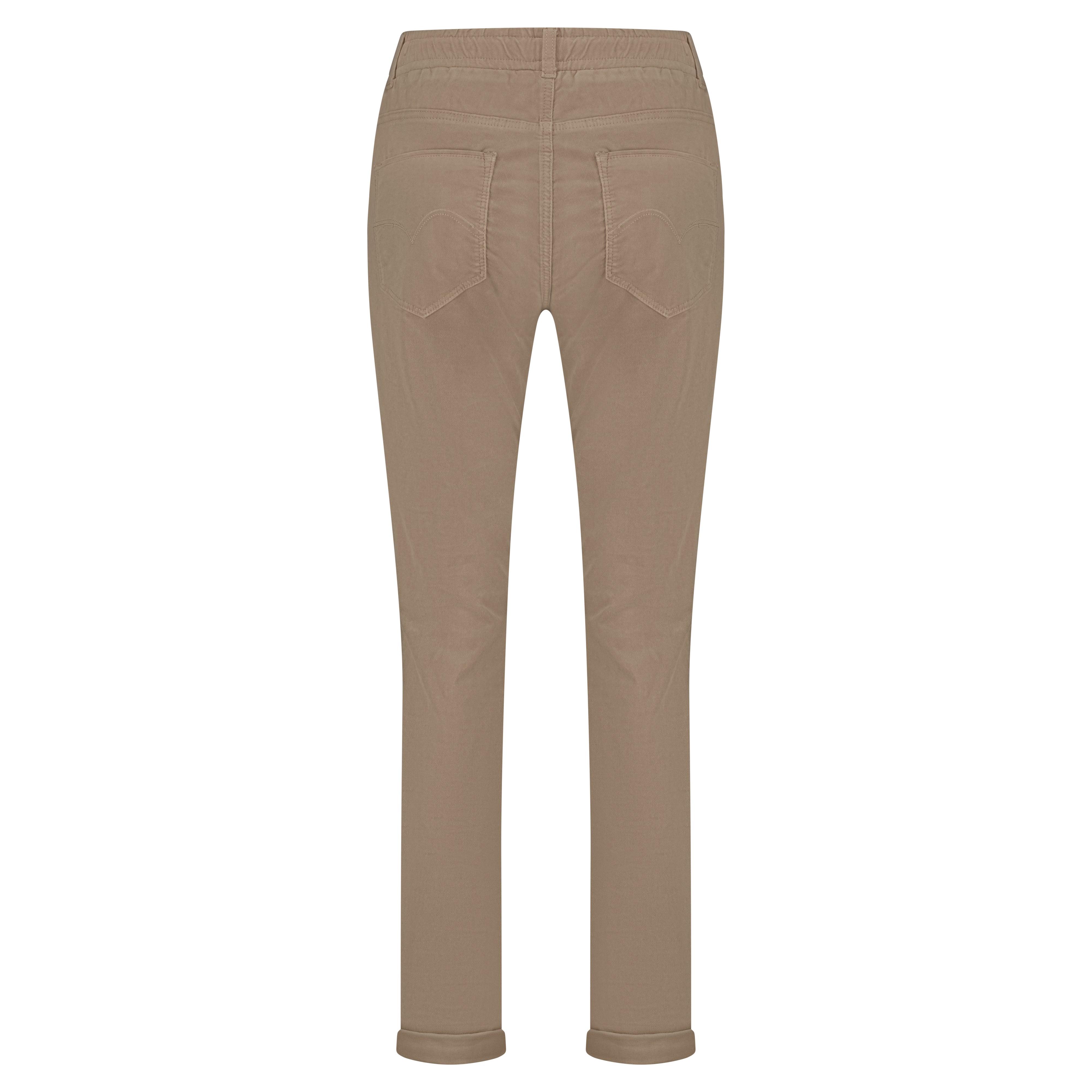 Red Button Broek Tessy Velvet Latte