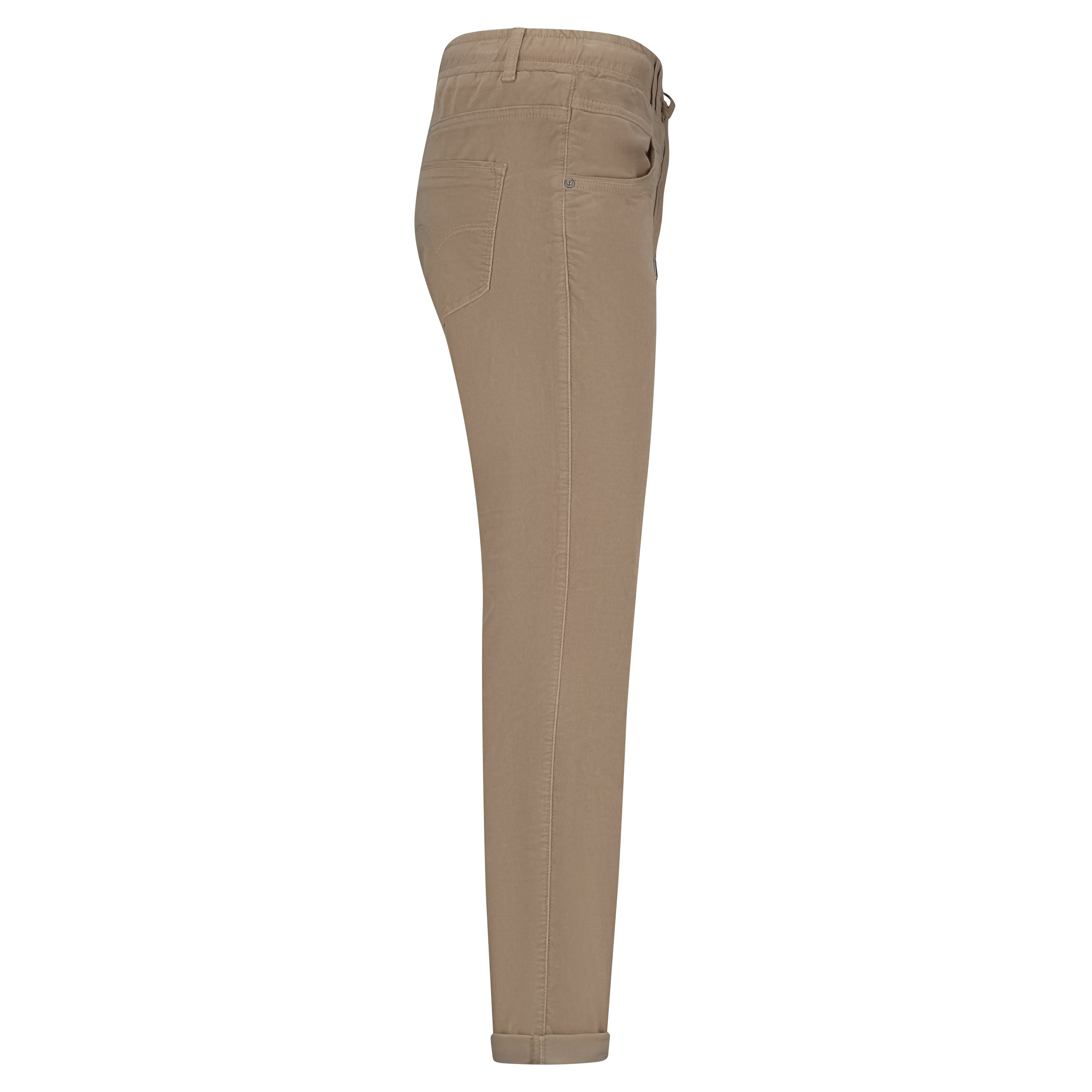 Red Button Broek Tessy Velvet Latte