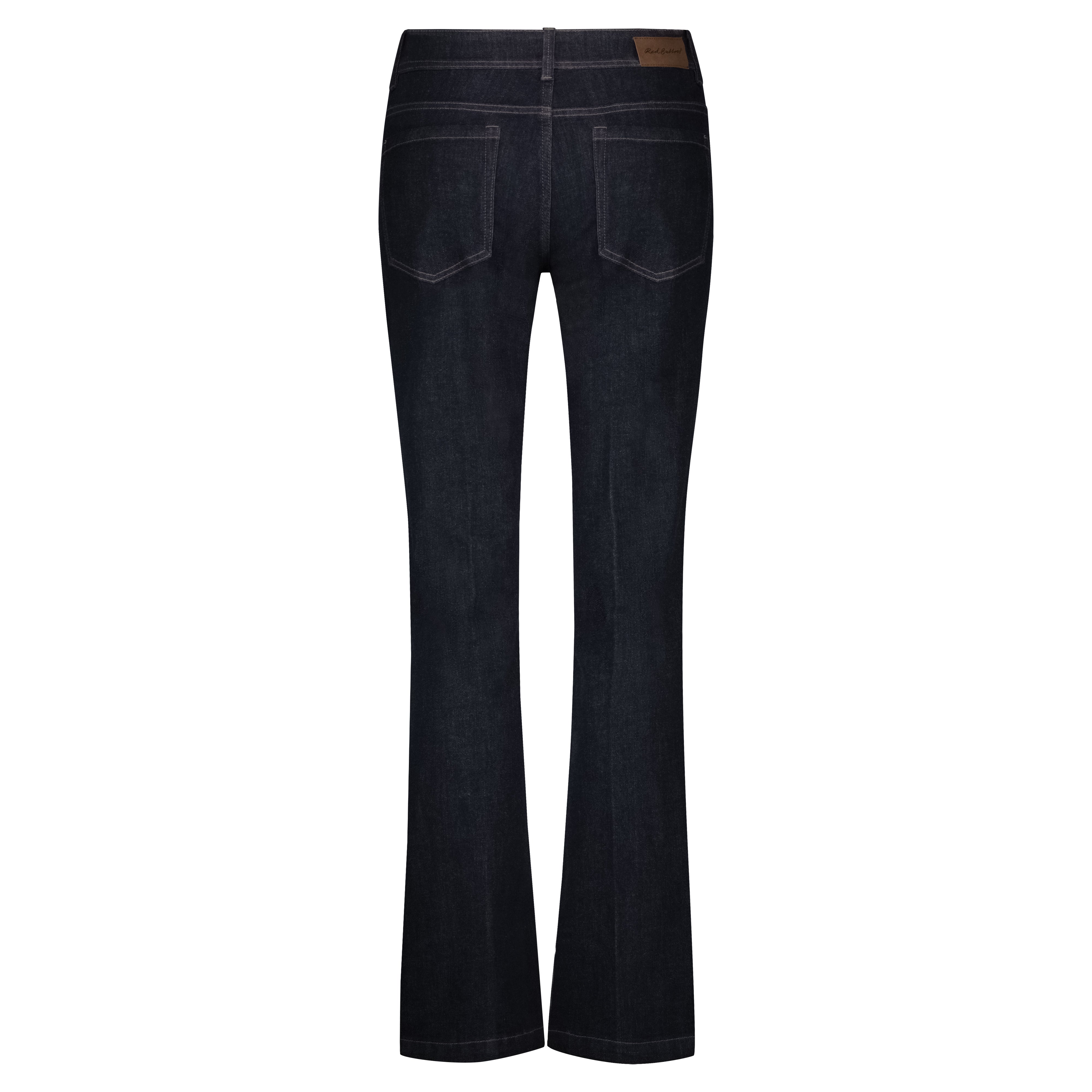 Red Button Flared Jeans Bibette Forever Blue