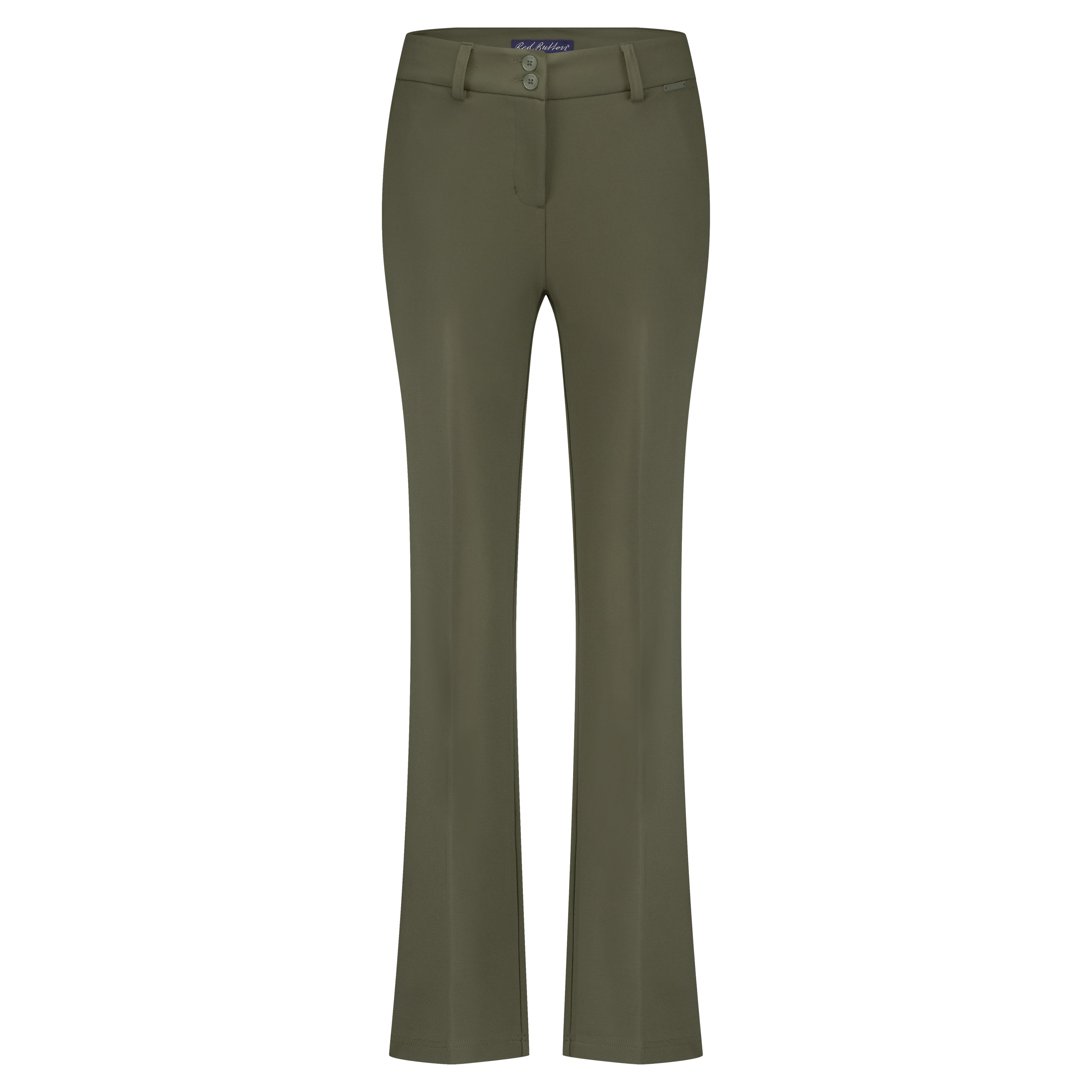 Red Button Flare Broek Bibette Punta Khaki