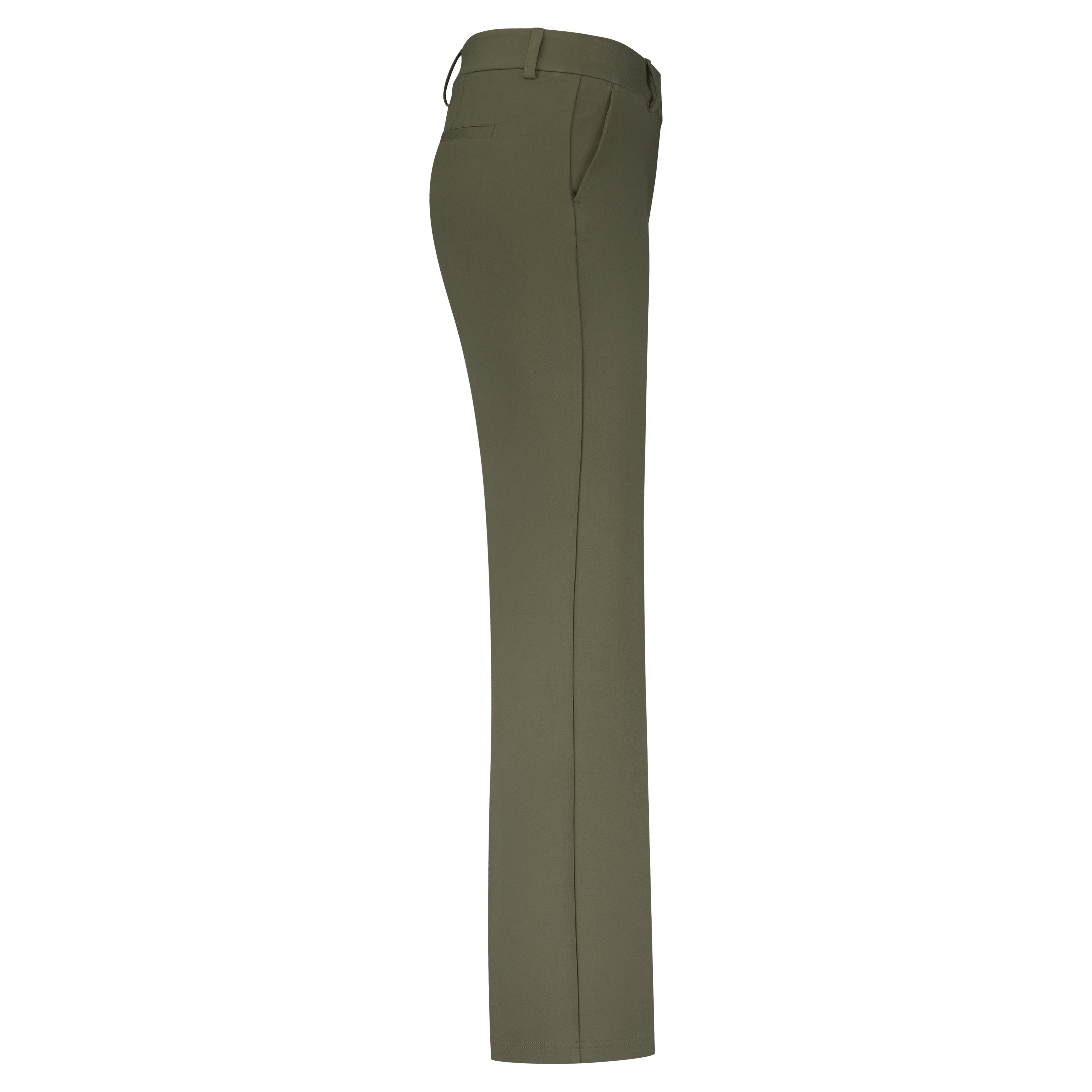 Red Button Flare Broek Bibette Punta Khaki