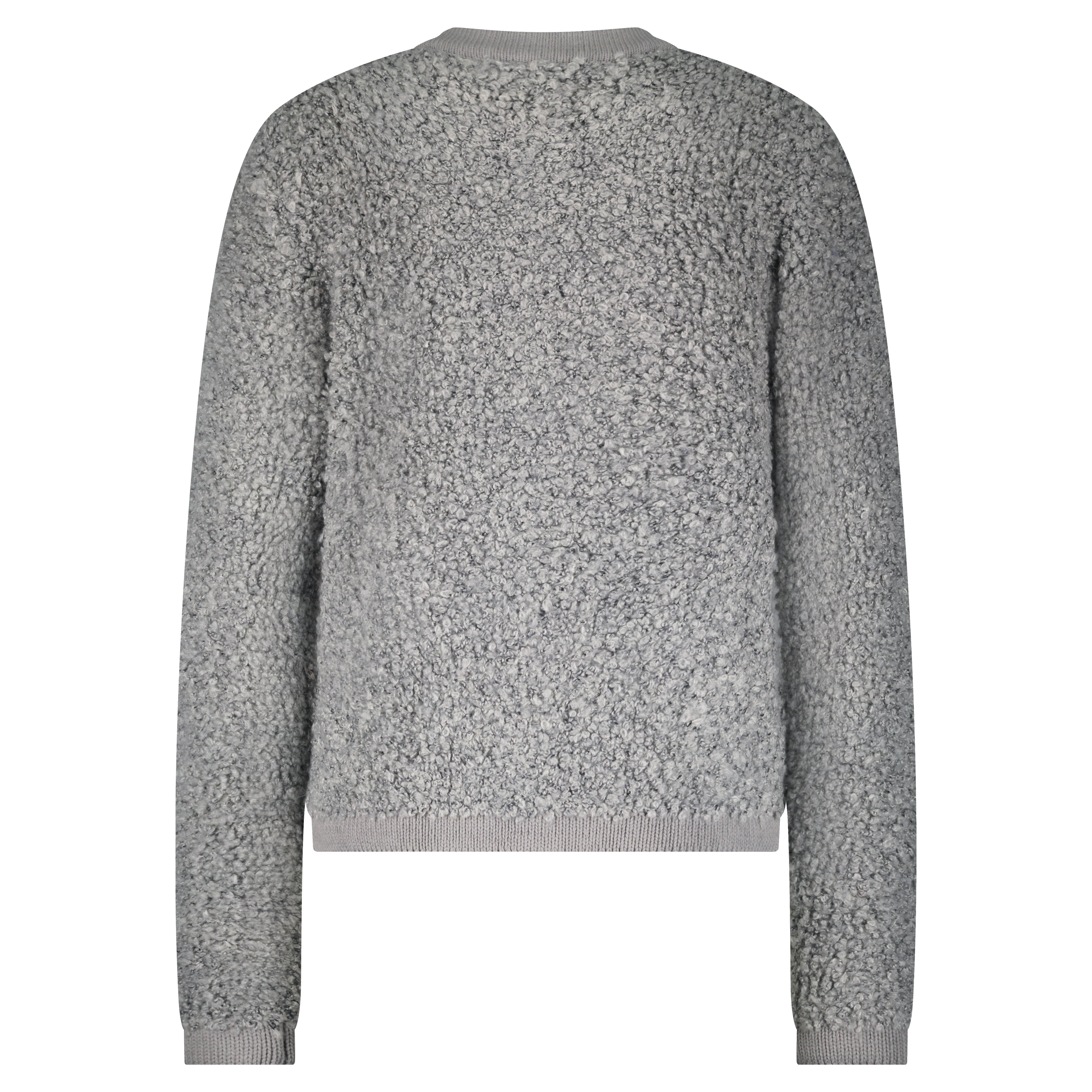 JACKET KNIT BOUCLE Red Button Mouse