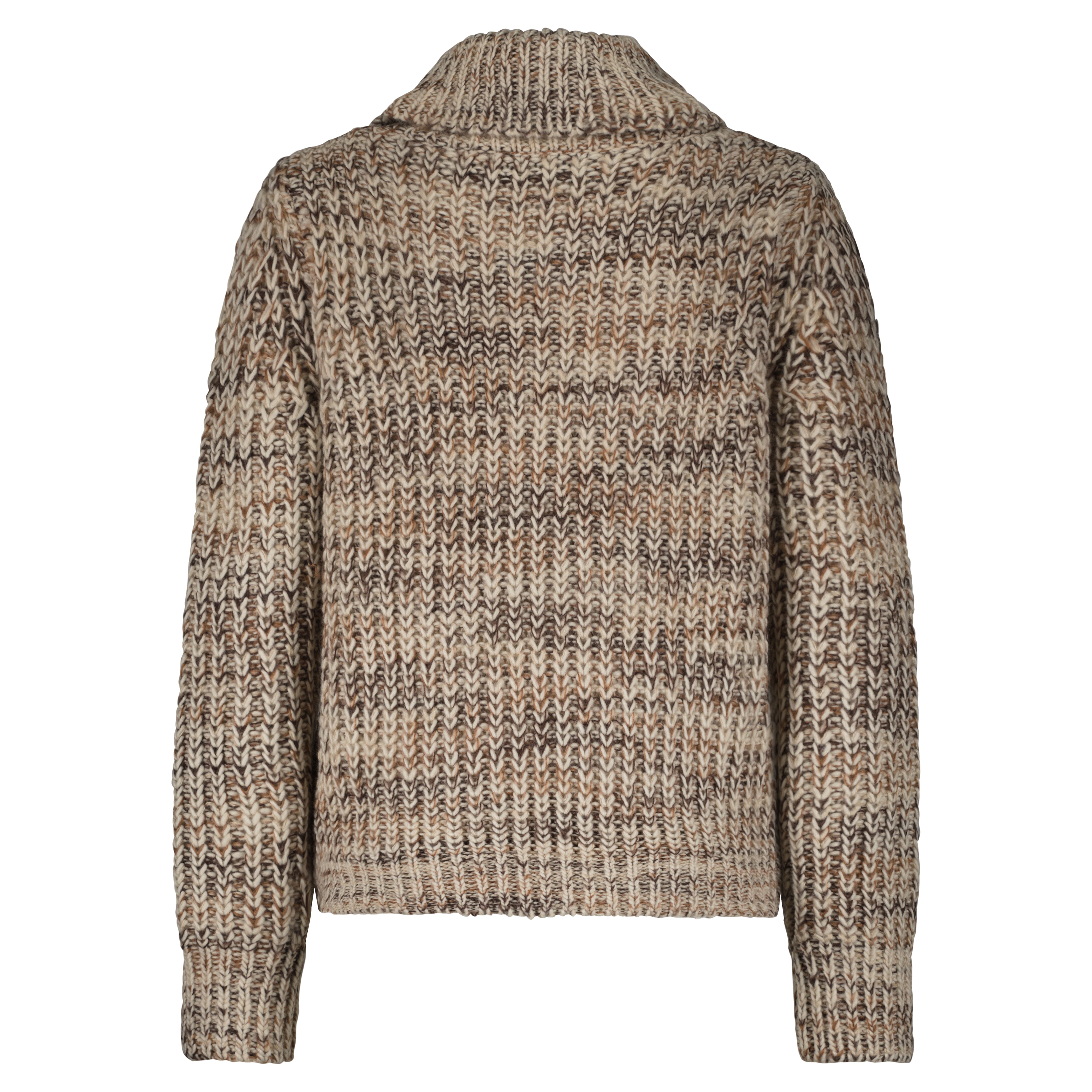 COCOON MULTI Sweater Red Button