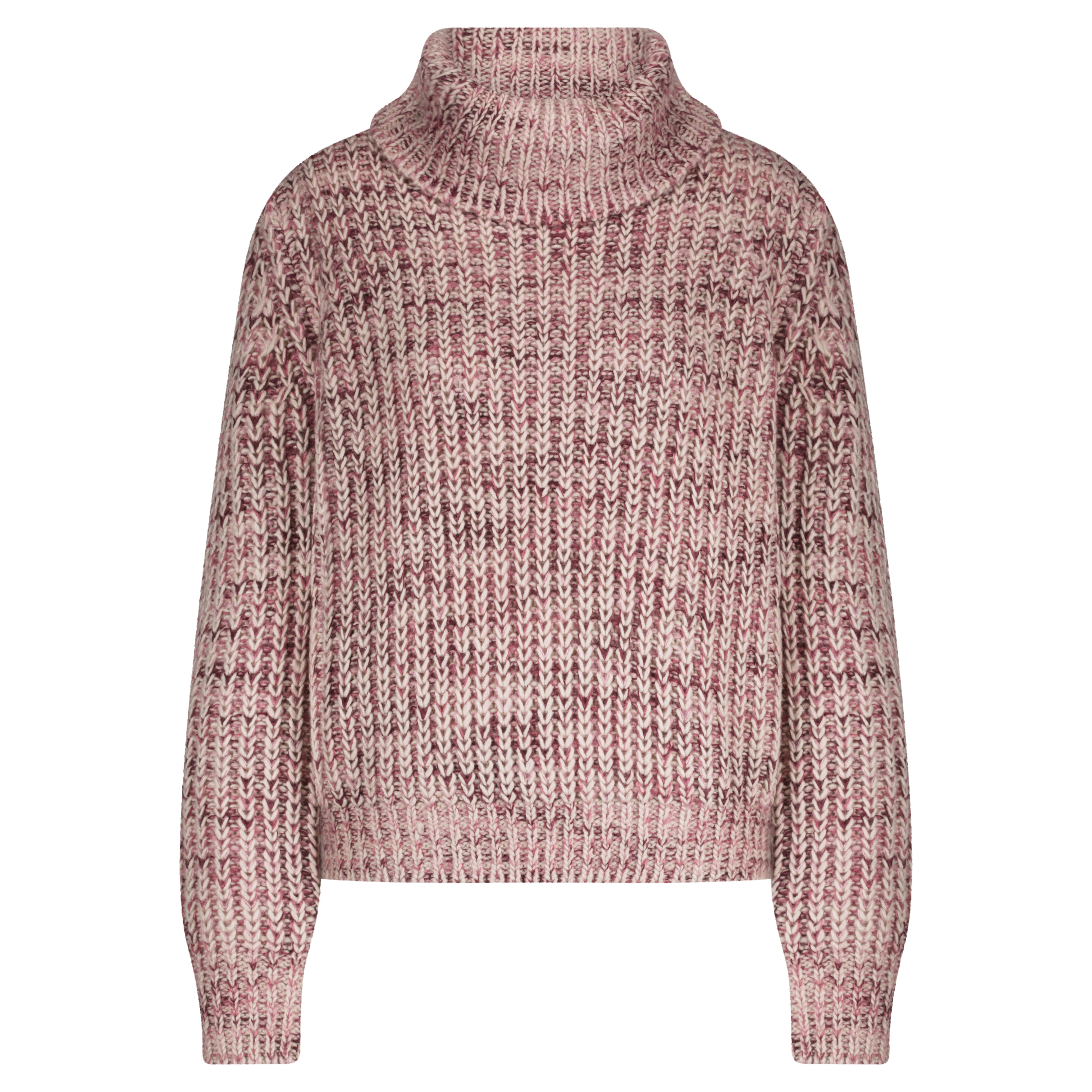 COCOON MULTI Sweater Red Button Ruby