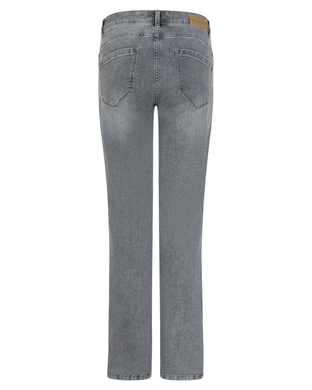 Red Button Flared Jeans Babette Mid Grey L33