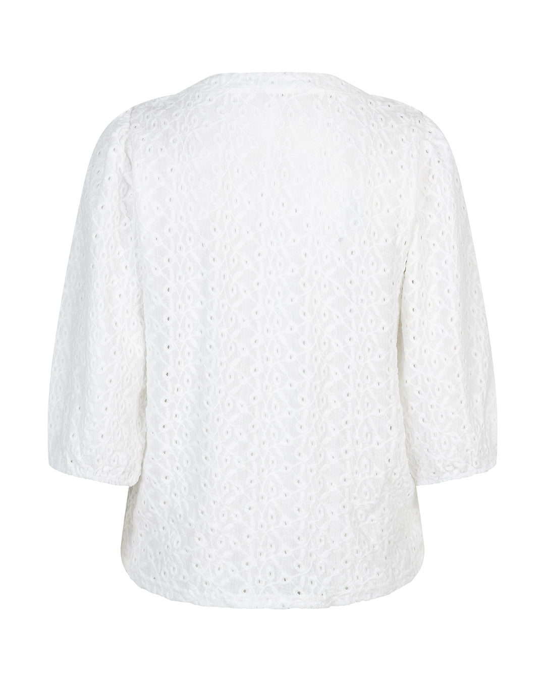 Red Button Top Ajour Off white