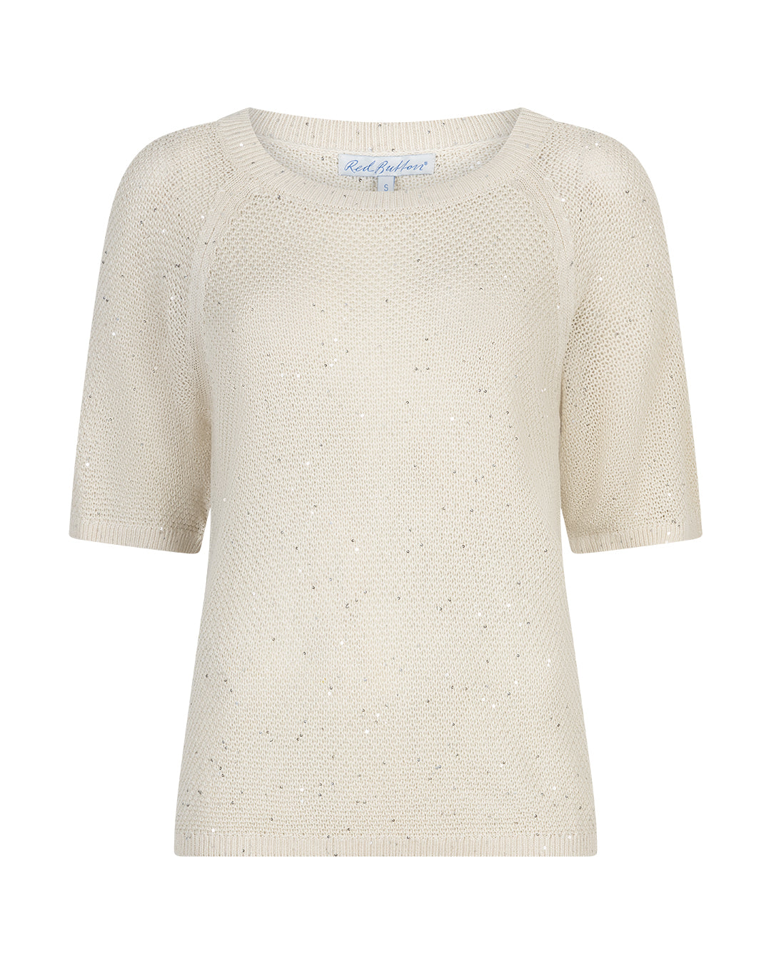 Red Button Sequins Pearl