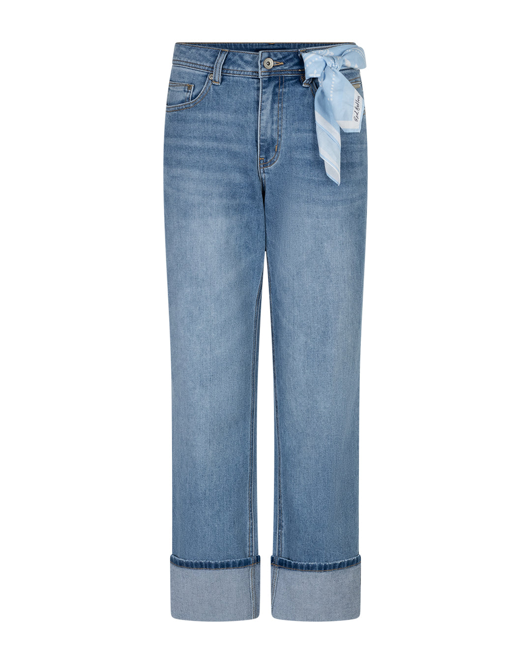 Red Button Jeans Kim High Hem Scarf