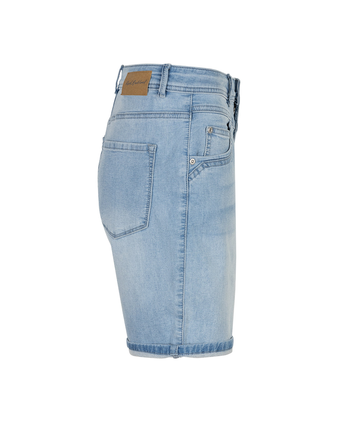 Red Button Short Jog Bleach