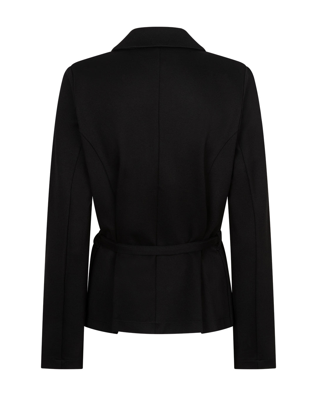 Red Button Blazer & Belt Punta Black