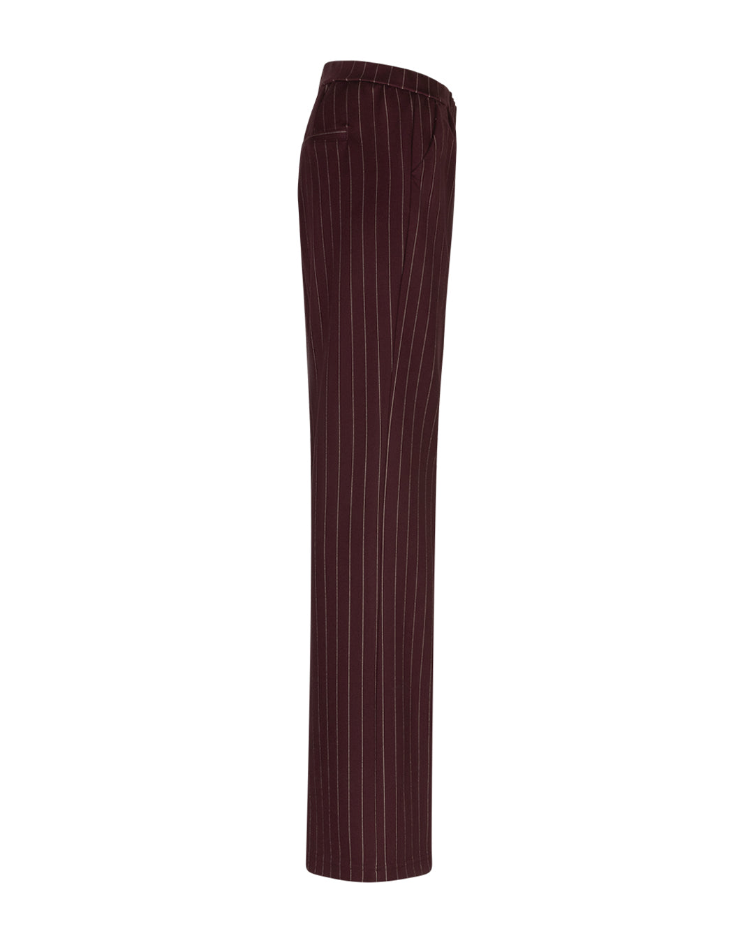 Red Button Colette Pinstripe Burgundy