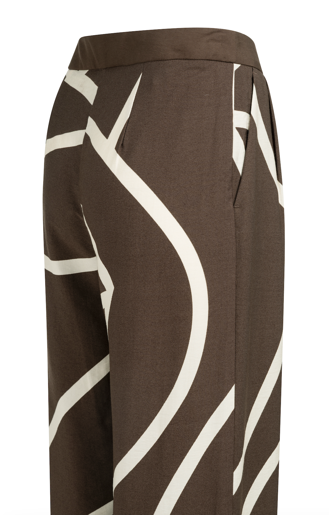 Yaya Woven Printed Wide Leg
