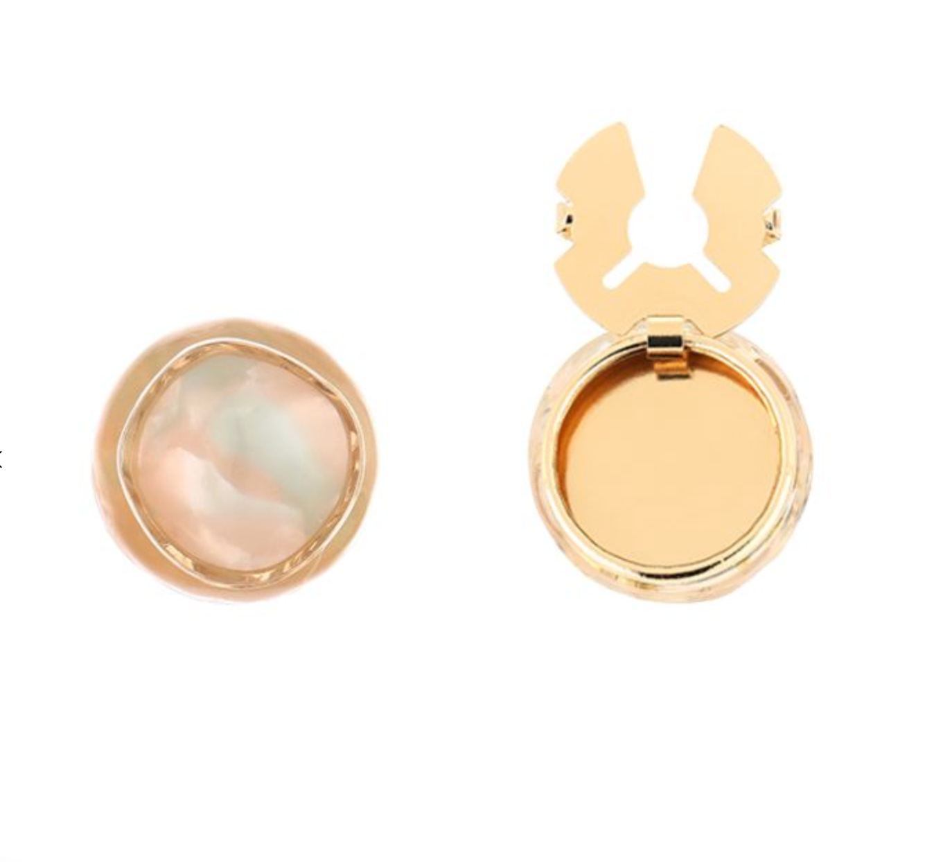 Button Cover Pearl Pink