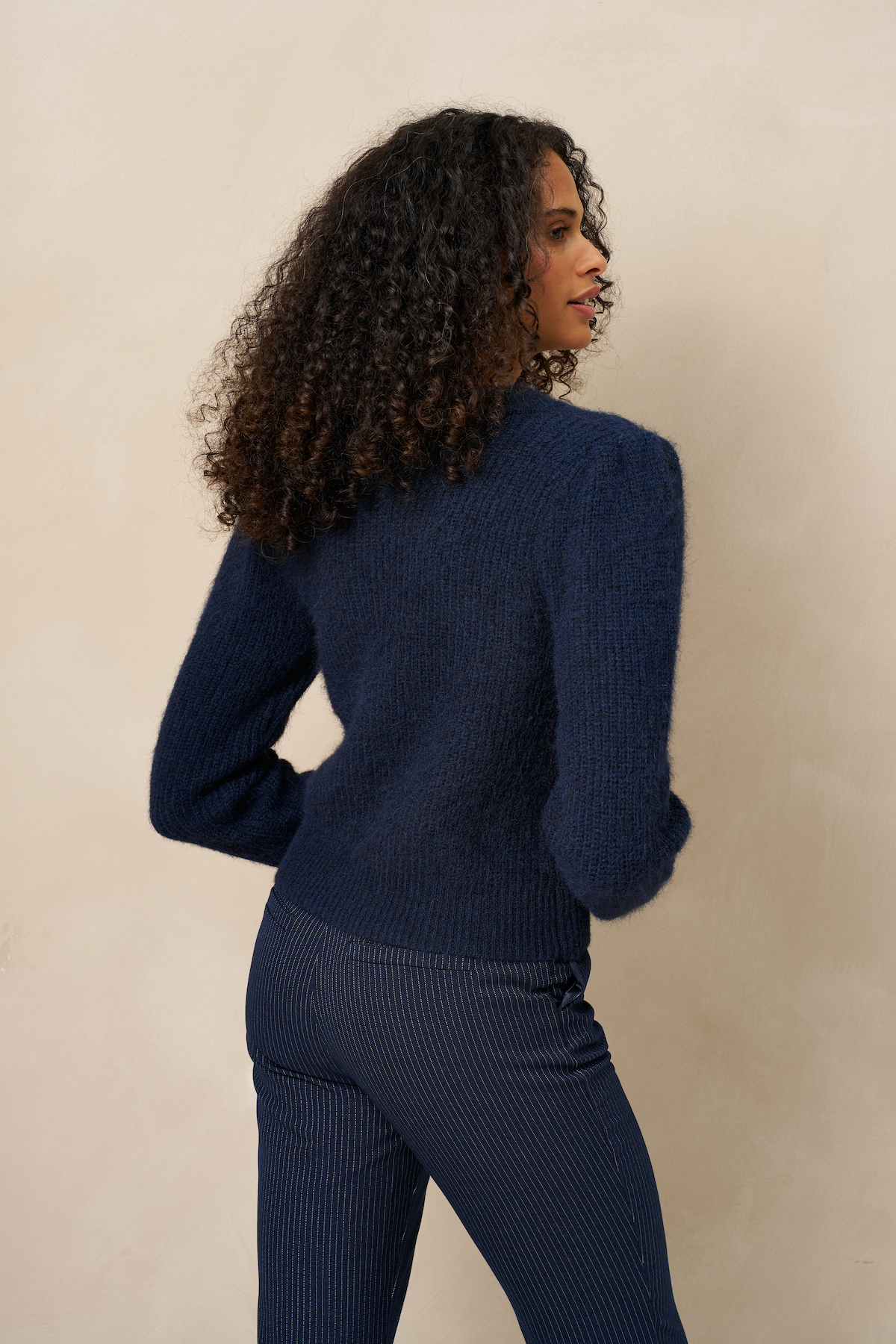 Lofty Manner Cardigan Lily Dark Blue