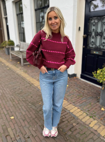 Azzurro Trui Bordeaux Pink