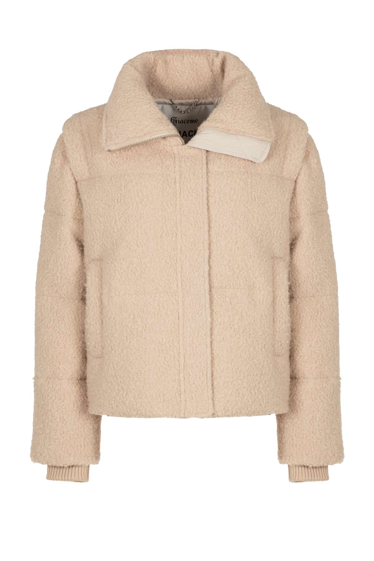 Giacomo Short Boucle Jacket Chocolate Plum