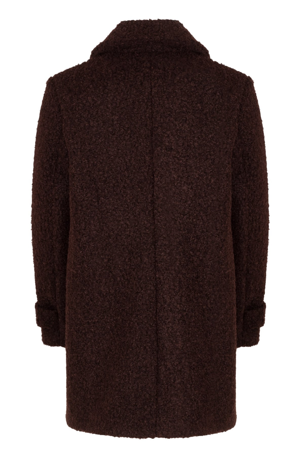 Giacomo Boucle Wool Coat Moon