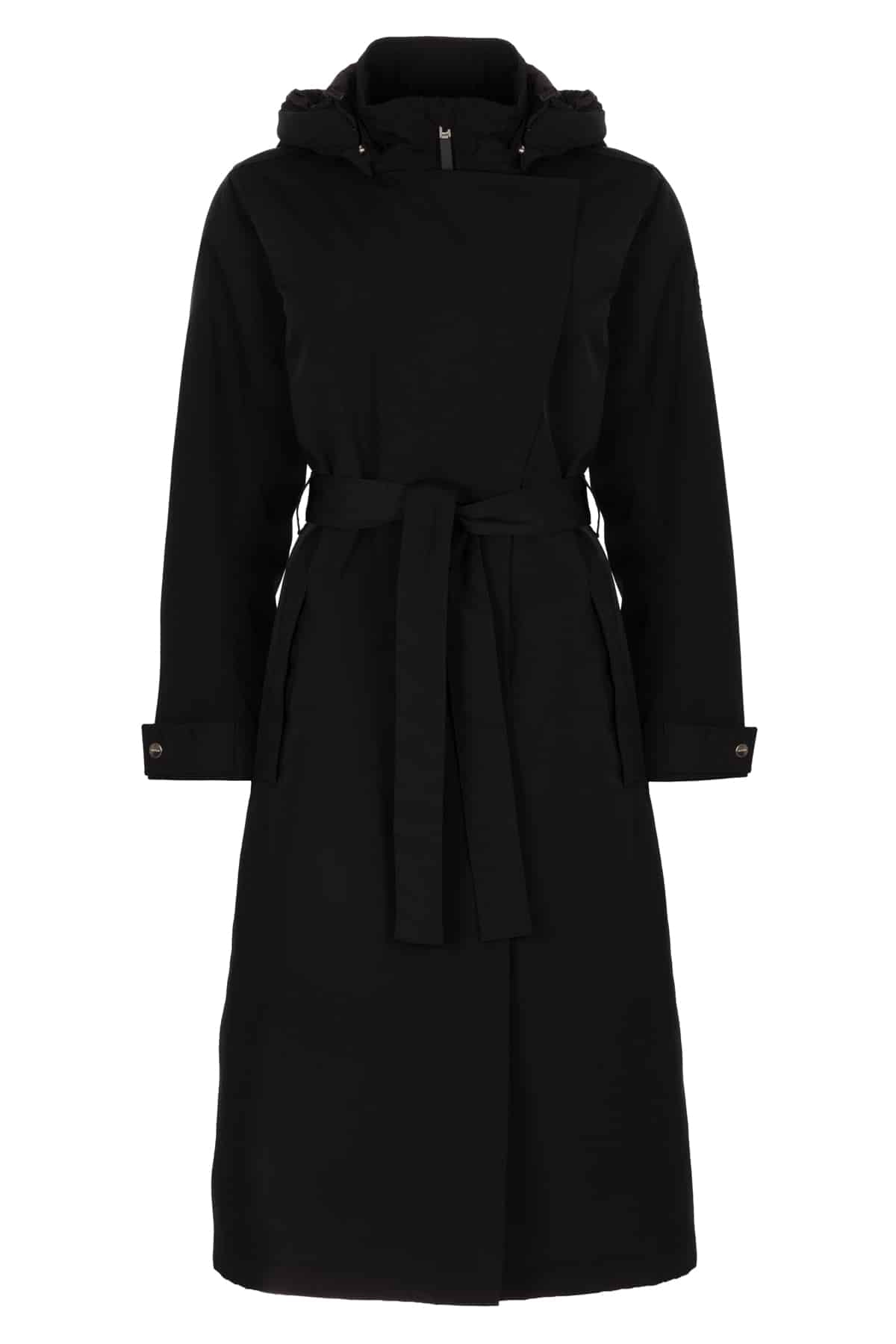 Giacomo Rainwear Coat Long Black