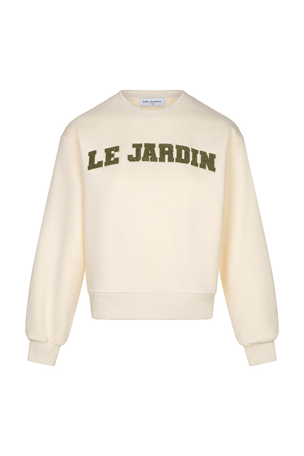 Lofty manner Sweater Imina Basic Relaxed Cream