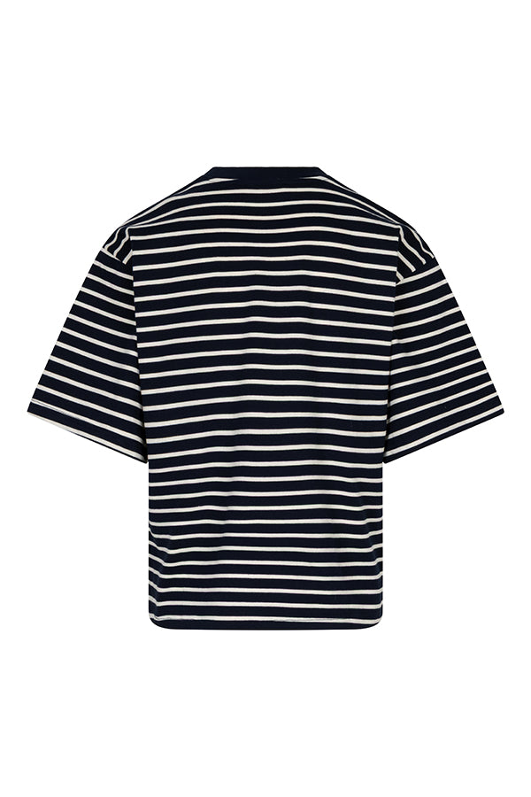Lofty Manner T-shirt Imma Boxy Regular Dark Blue