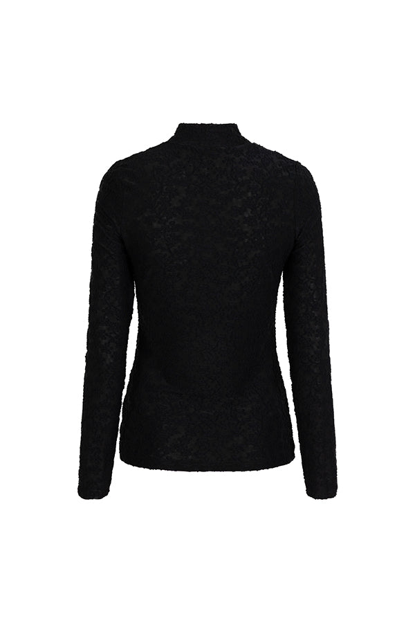 Lofty Manner Top Eliora Met Col Zwart