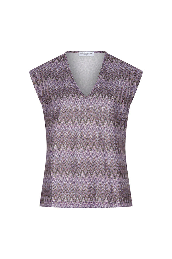 Lofty Manner Top Tessa Purple