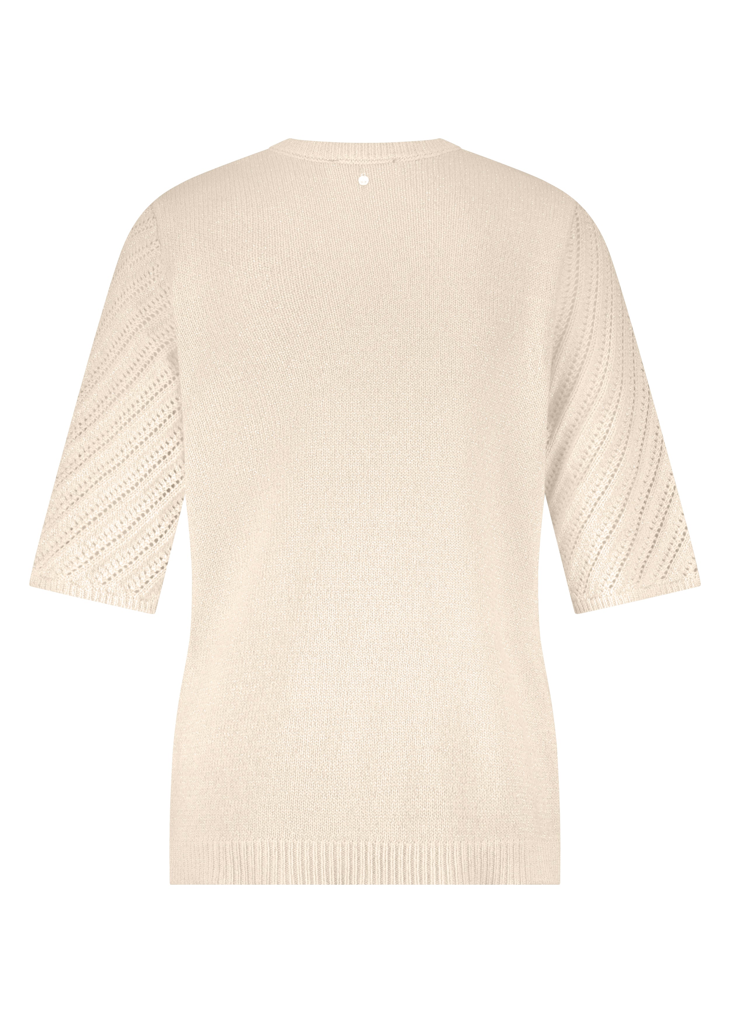 V-neck Jumper Lurex Tramontana