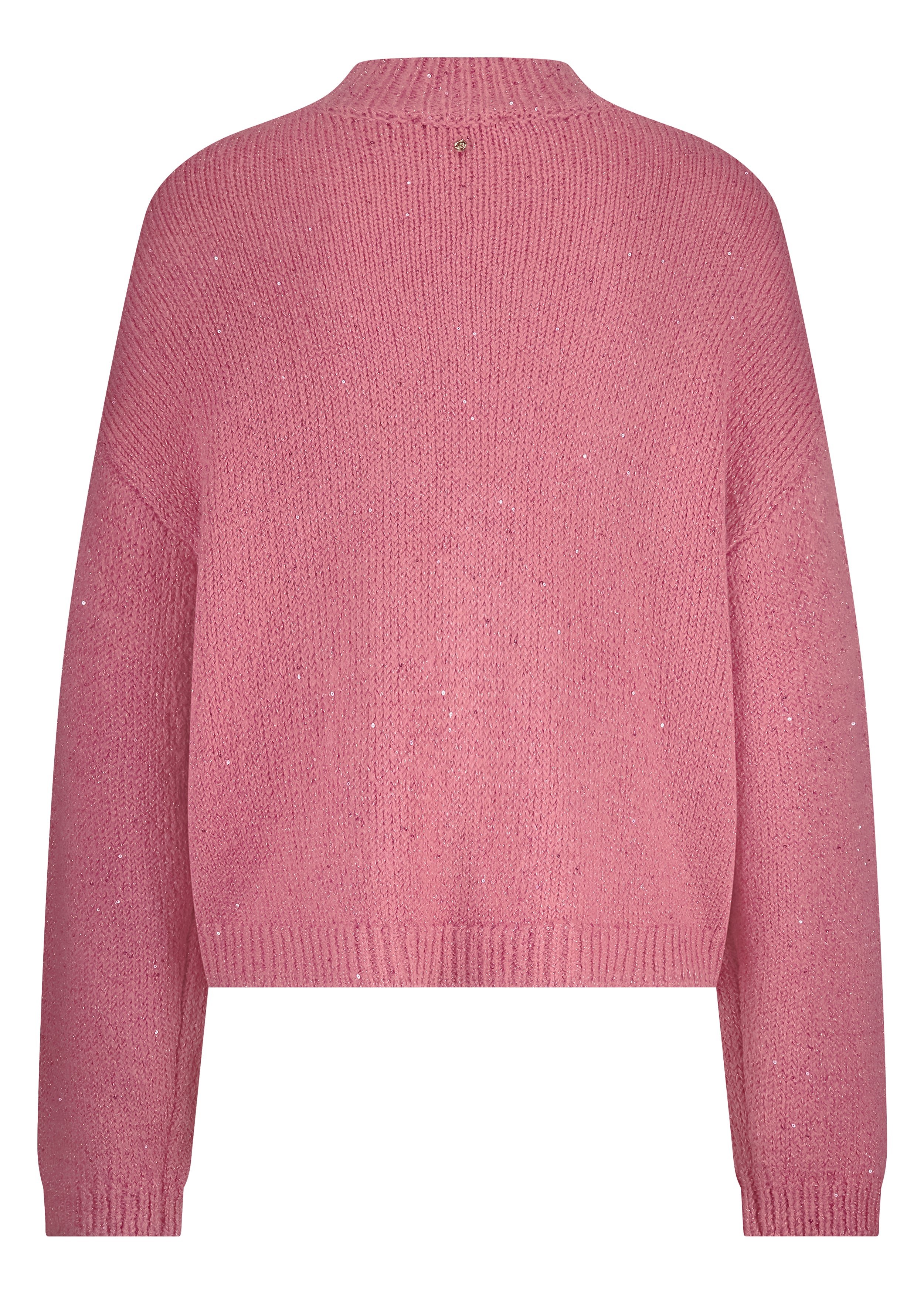 Tramontana Turtle neck Lurex Jumper Rosewood