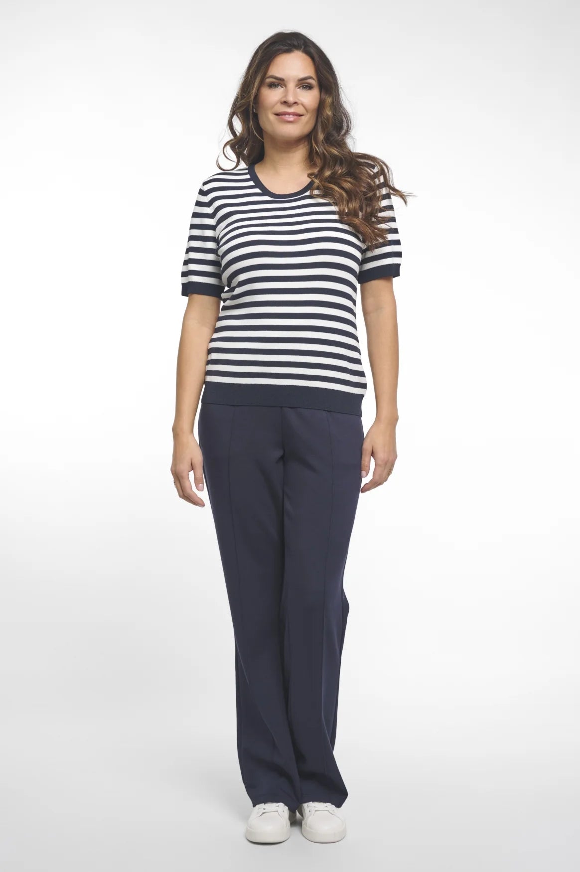 Zoso Top Gaby White Navy