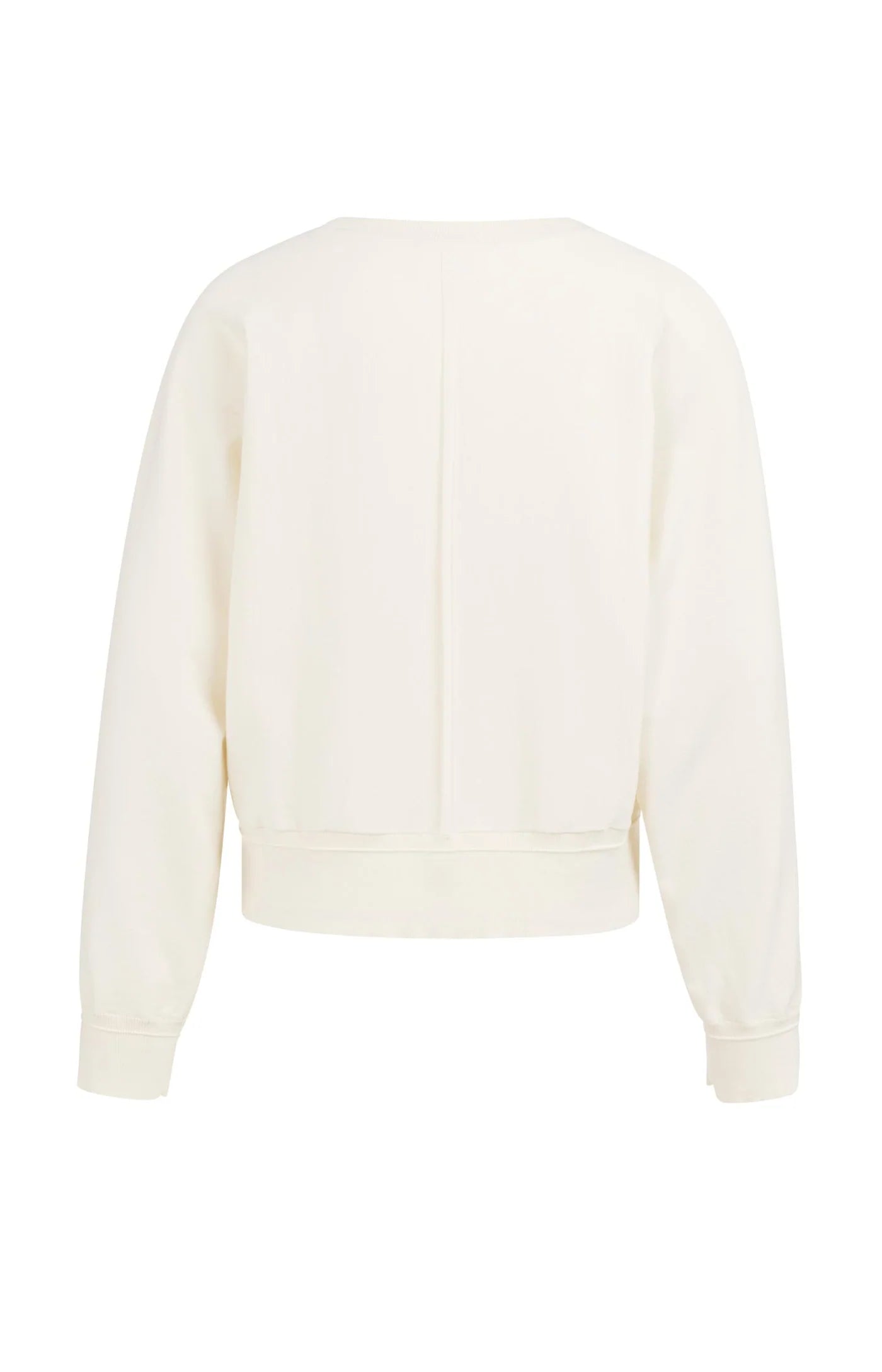YAYA Sweater Met Vleermuismouwen En Subtiele Naaddetails Ecru