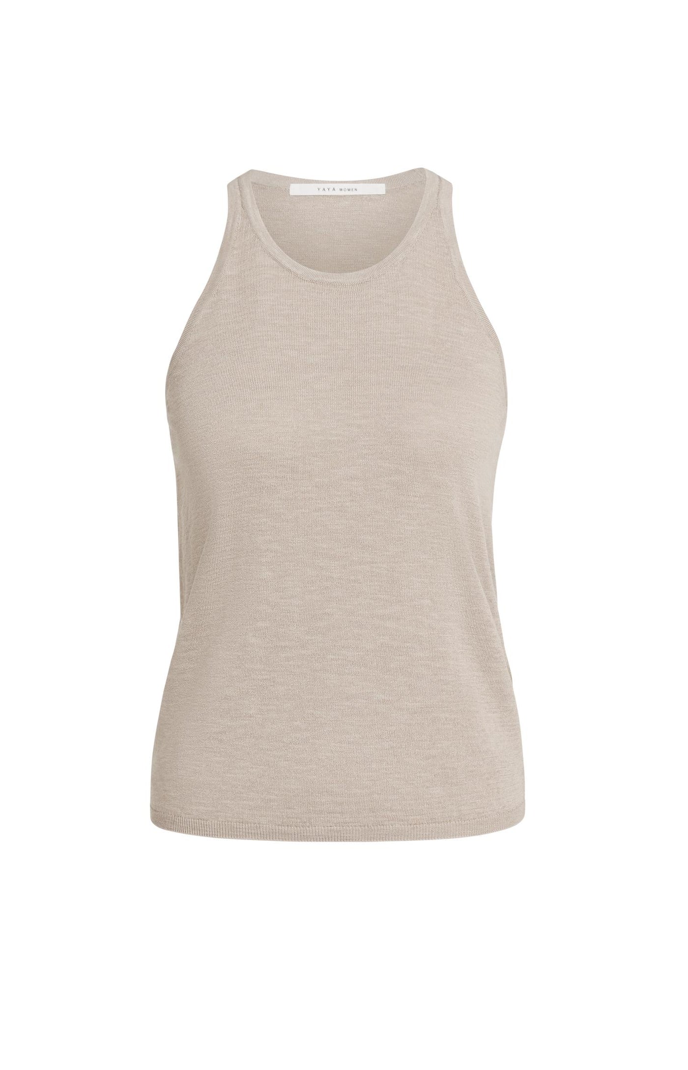 YAYA Dubbellaags Gebreide Lange Mouwen Grey