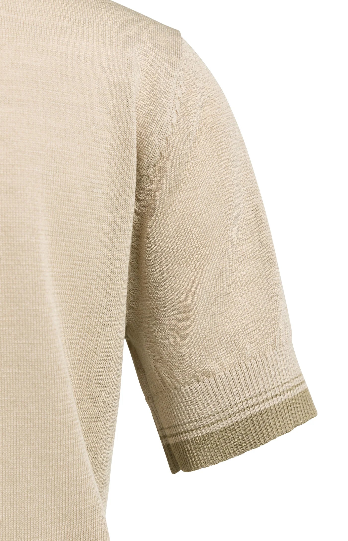 YAYA Trui Met Grafische Print En Morte Mouwen Beige