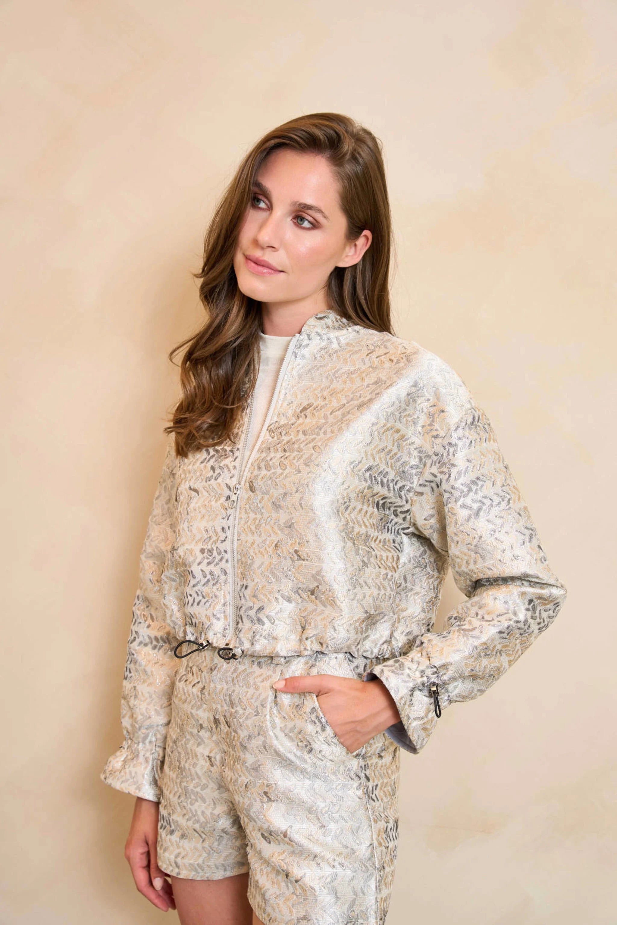 Lofty Manner Jacket Brienna Silver