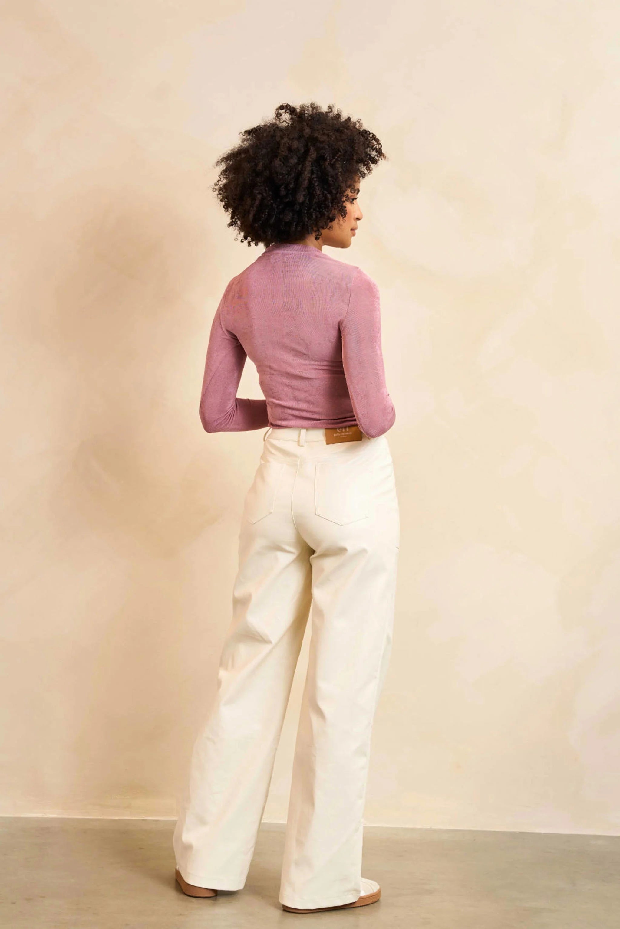 Lofty Manner Top Mauve Pink