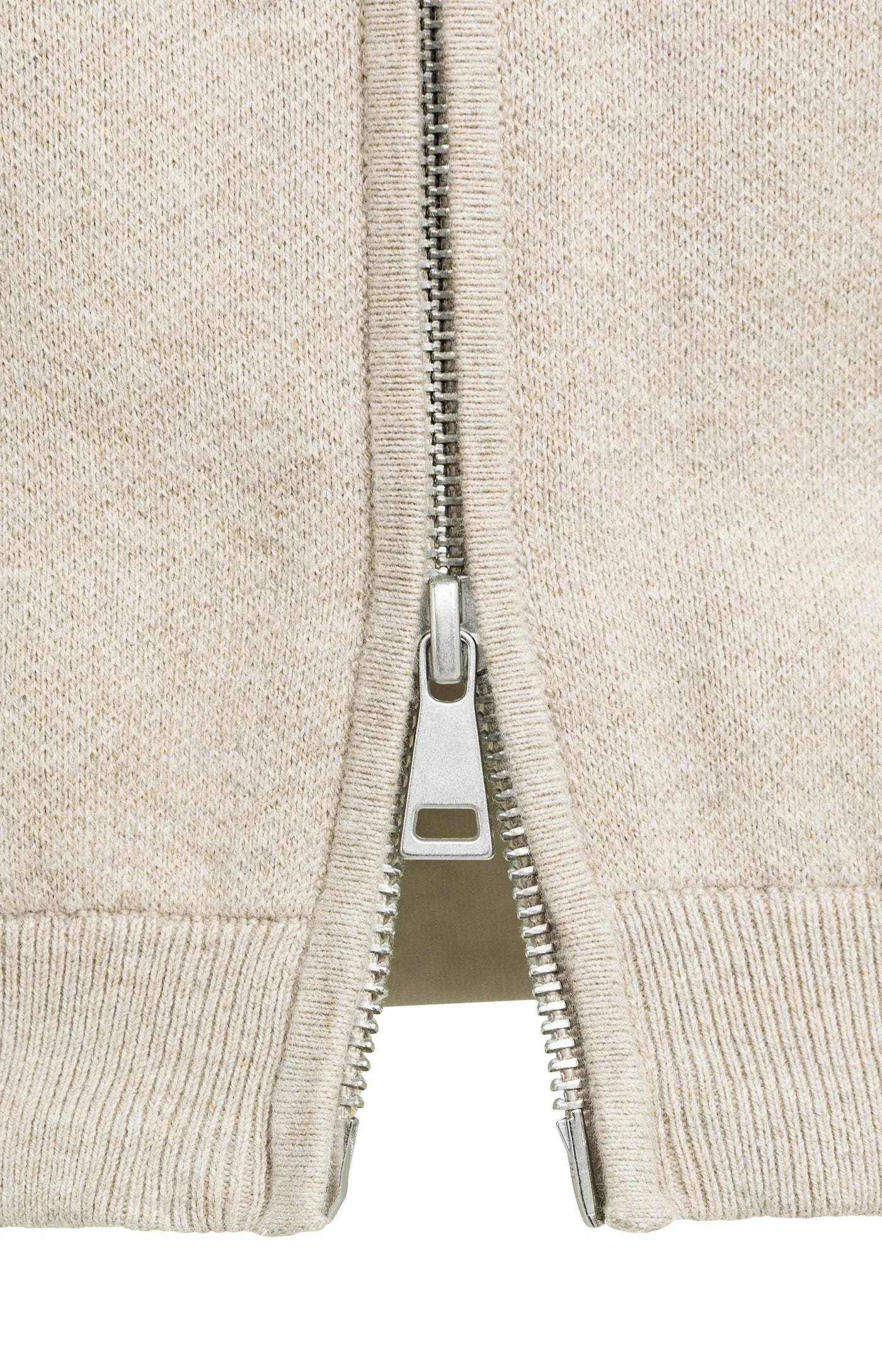 Yaya Jacquard Vest Grey/Melang