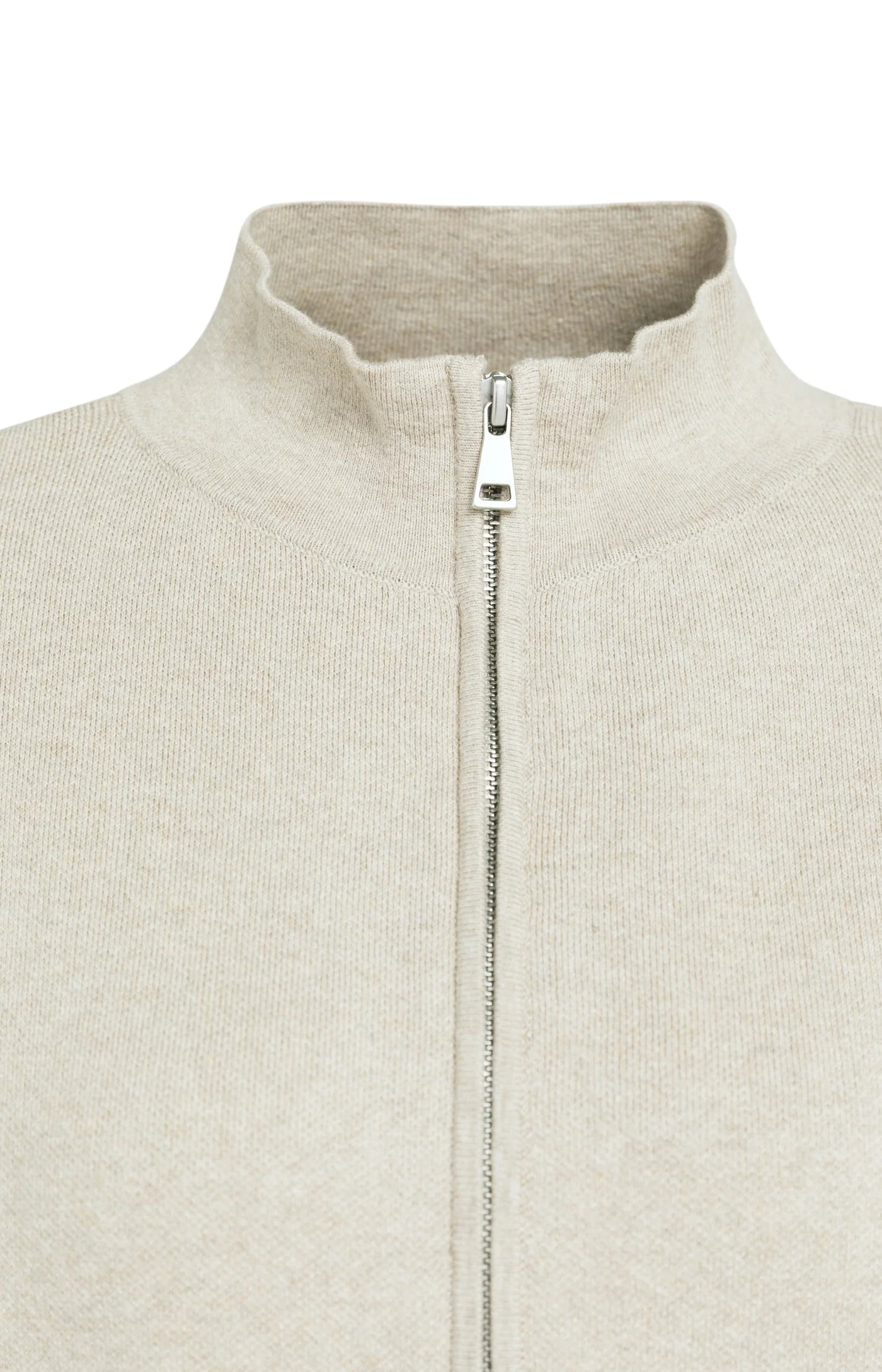 Yaya Jacquard Vest Grey/Melang