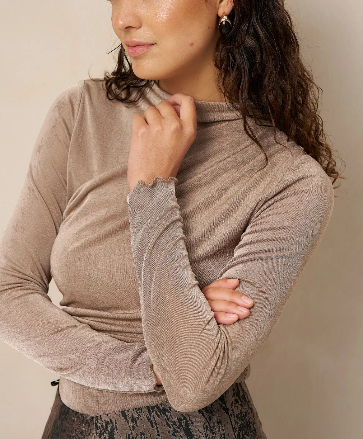 Lofty Manner Top Jimmy Taupe