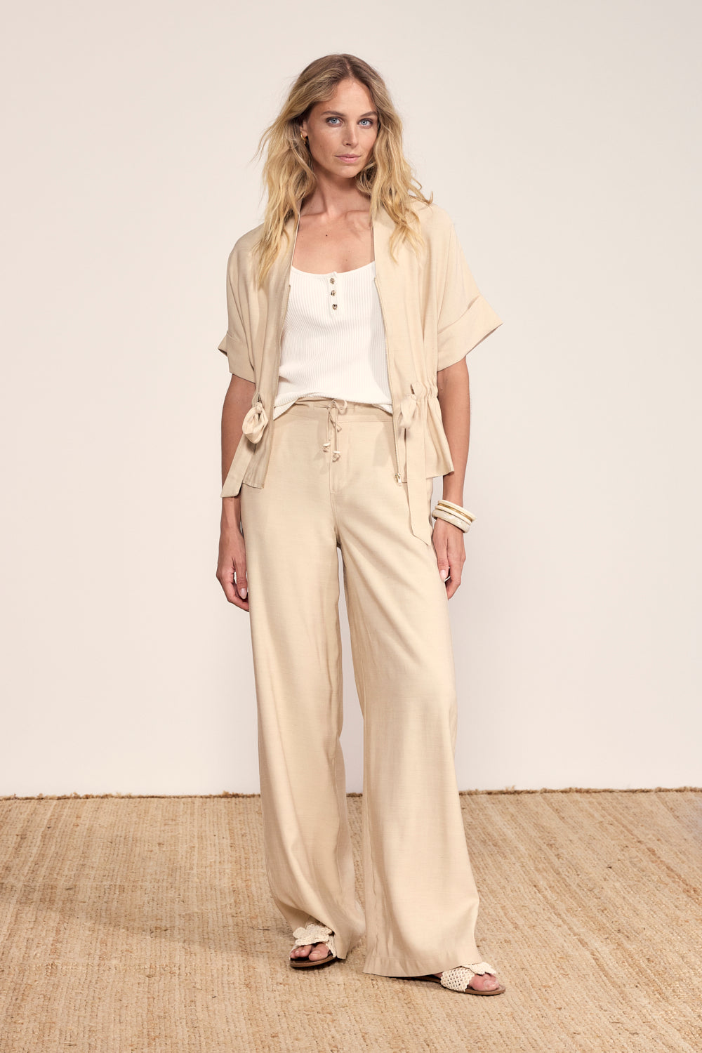 Tramontana Linen Wide Leg