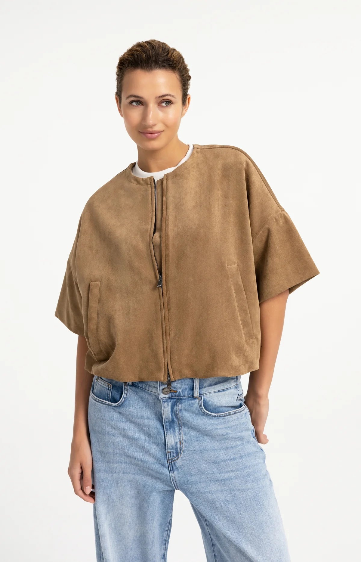 Yaya Oversized Suede Jasje