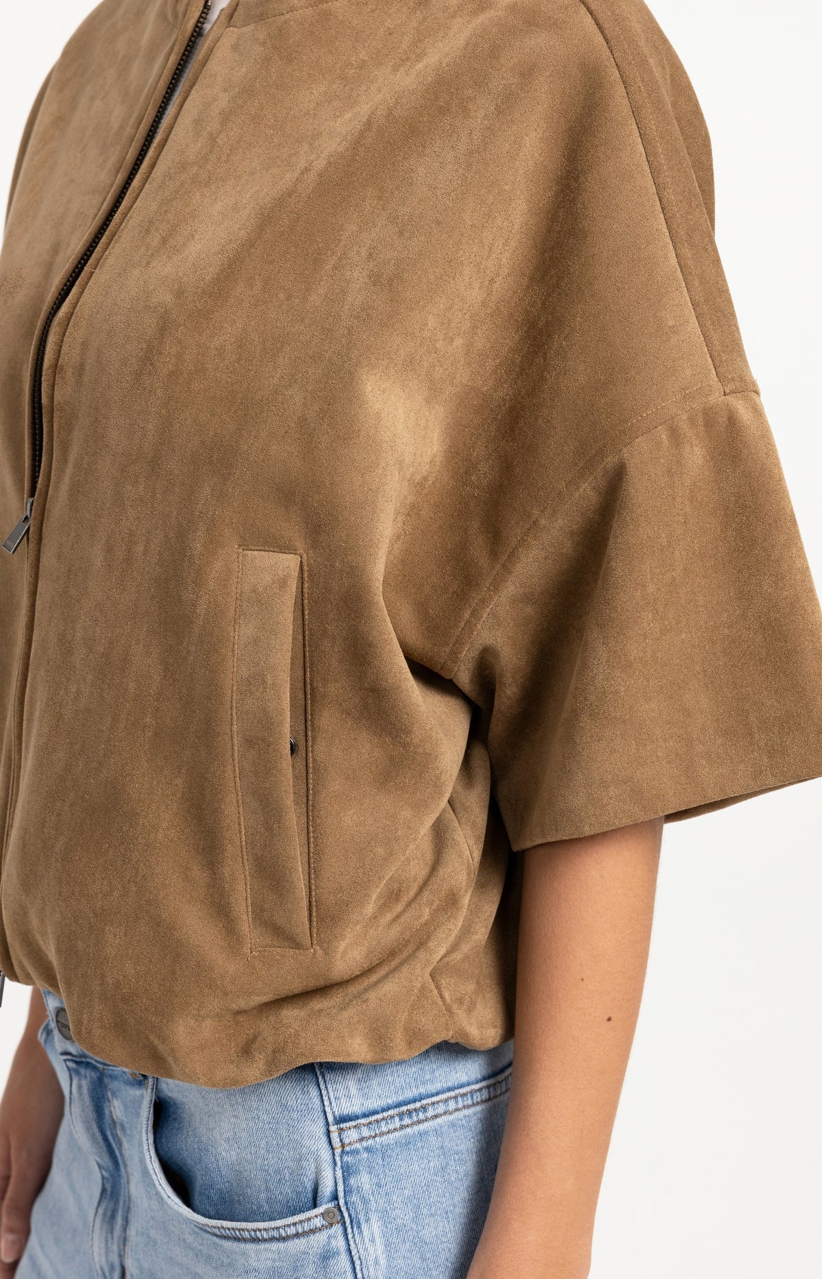 Yaya Oversized Suede Jasje