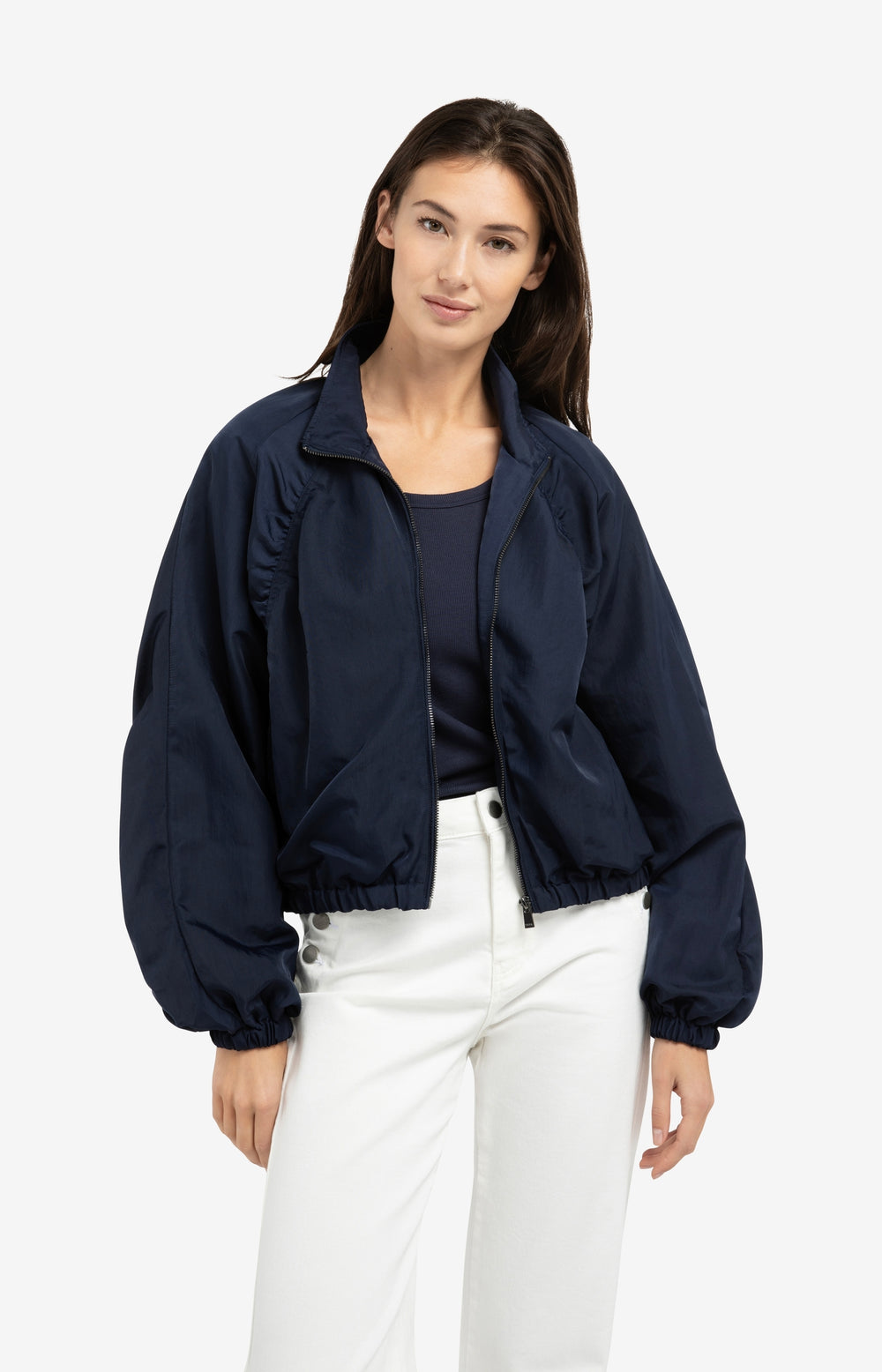 Yaya Short Jacket Navy Blue
